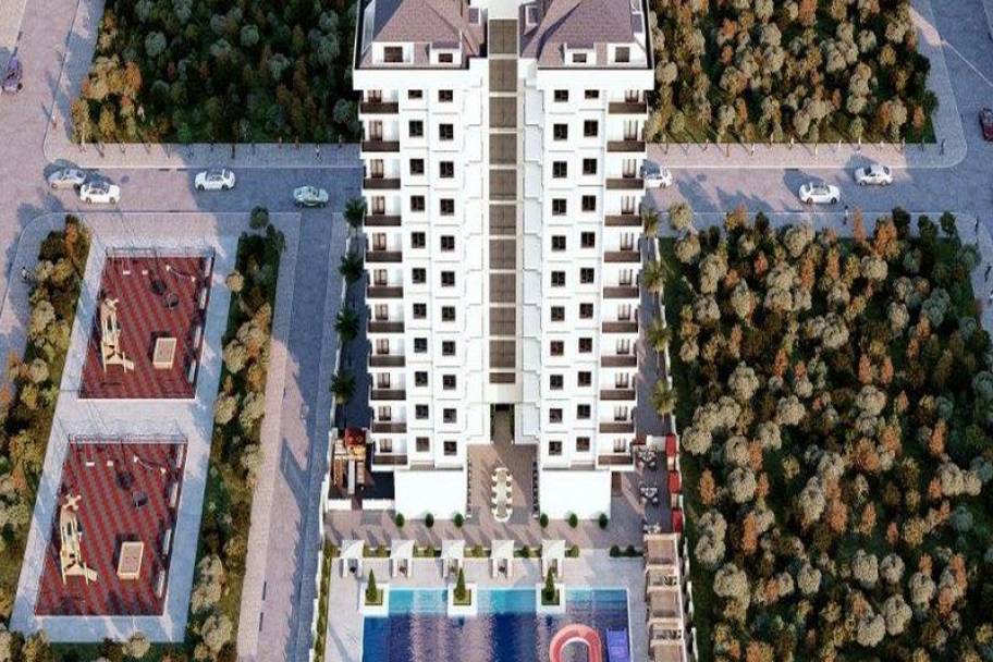Appartementen te koop dichtbij de zee in Alanya, Turkije